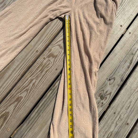 Aerie Offline Summer Lights Happy Face Terry Wide Leg Pant Women's Size  S/P - Picture 10 of 15